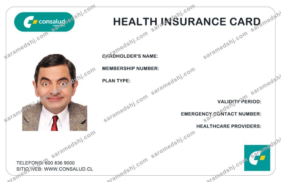 Chile health insurance card